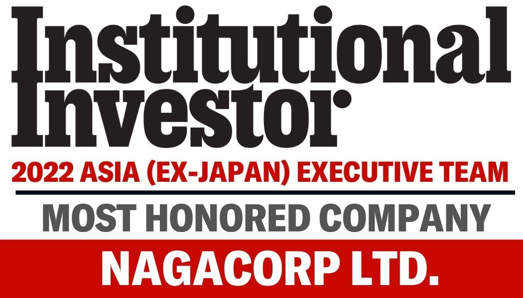Společnost NagaCorp získala nejvyšší ocenění od časopisu Institutional Investor