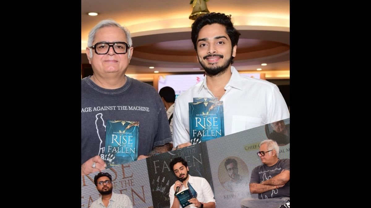 Hansal Mehta launches Abhishek Krishnan’s mytho-fantasy novel, ‘Rise of the Fallen: Book 1 of the Manwaan Series’, published by NuVoice Press
