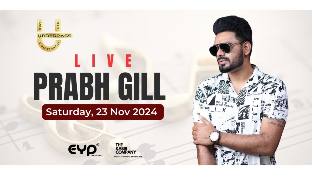 Prabh Gill to Perform Live at Underpass Club on 23rd November 2024 – Book Your Tickets Now