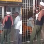 VIDEO: Severely Injured UP Patient Walks Out of Hospital To Drink Liquor With Bandage On His Head & Urine Bag In His Hand